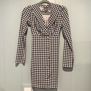 SHEIN Houndstooth Dress